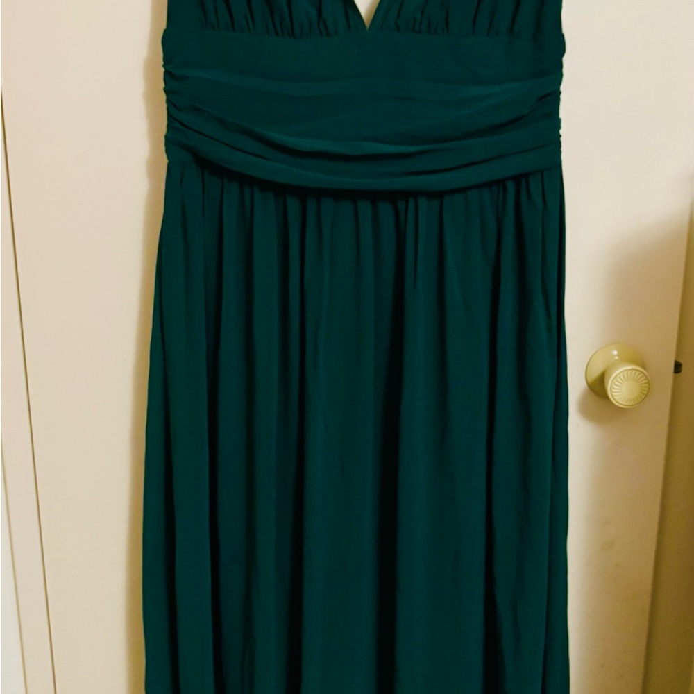 Elegant Dark Green Evening Dress